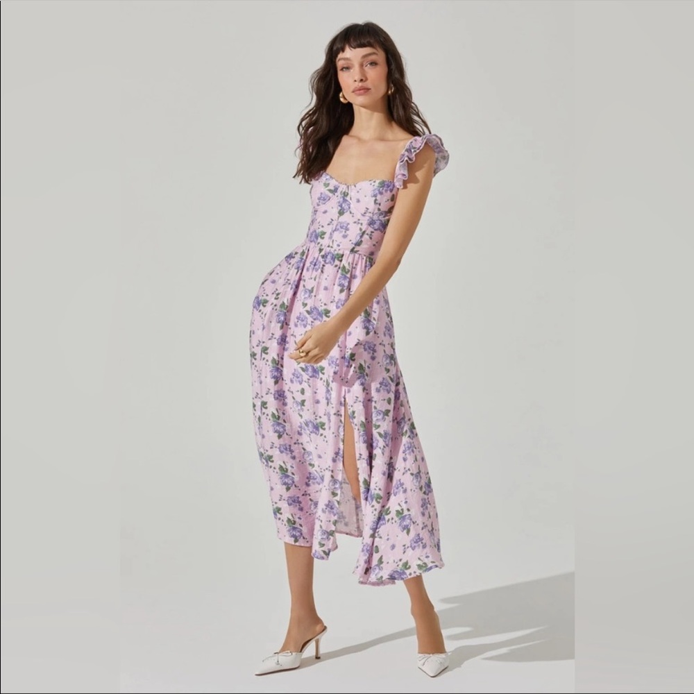 ASTR the label Wedelia corset floral dress NWOT